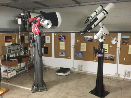 Immagine:Officina Stellare 360mm e Astro-Physics EDF 130 mm AAP.jpg